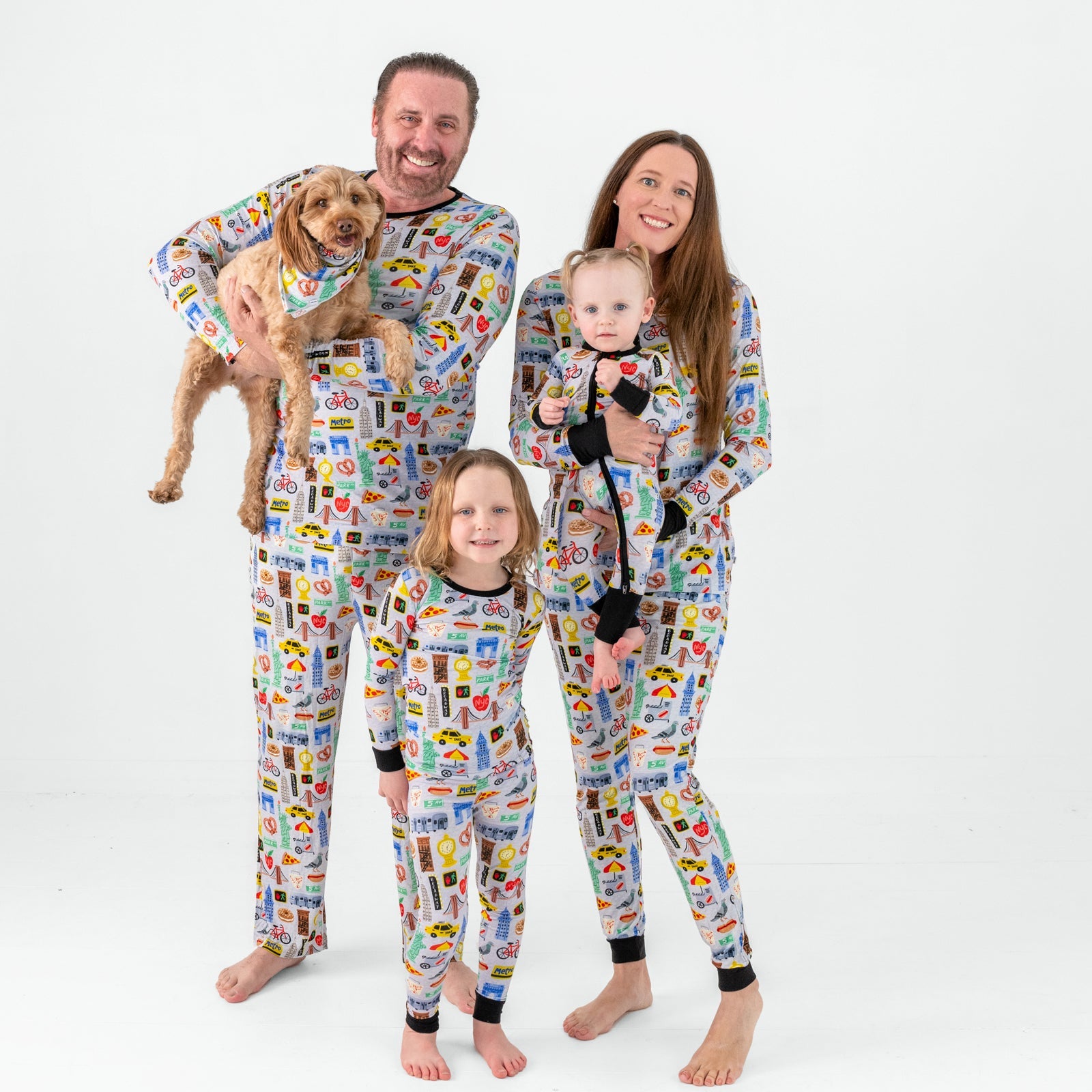 The Big Apple Two-Piece Pajama Set