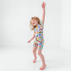 The Big Apple Two-Piece Short Sleeve & Shorts Pajama Set