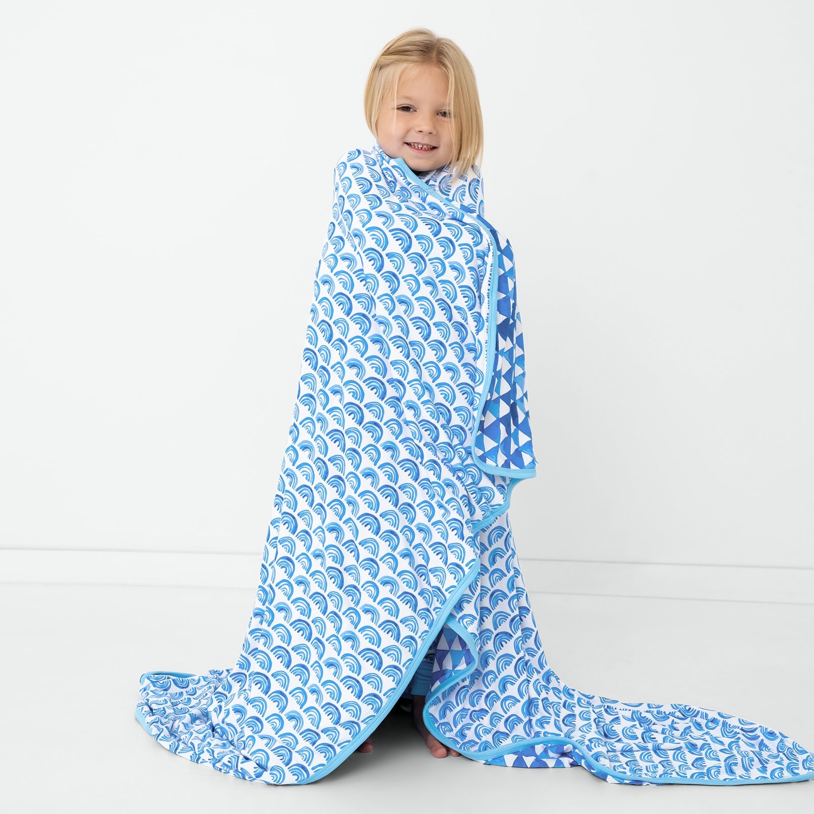 Blue Rainbows Large Cloud Blanket®