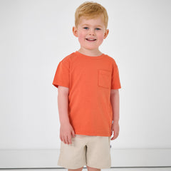 Island Orange Relaxed Pocket Tee