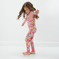 Butterfly Blooms Two-Piece Pajama Set