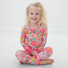 Butterfly Blooms Two-Piece Pajama Set