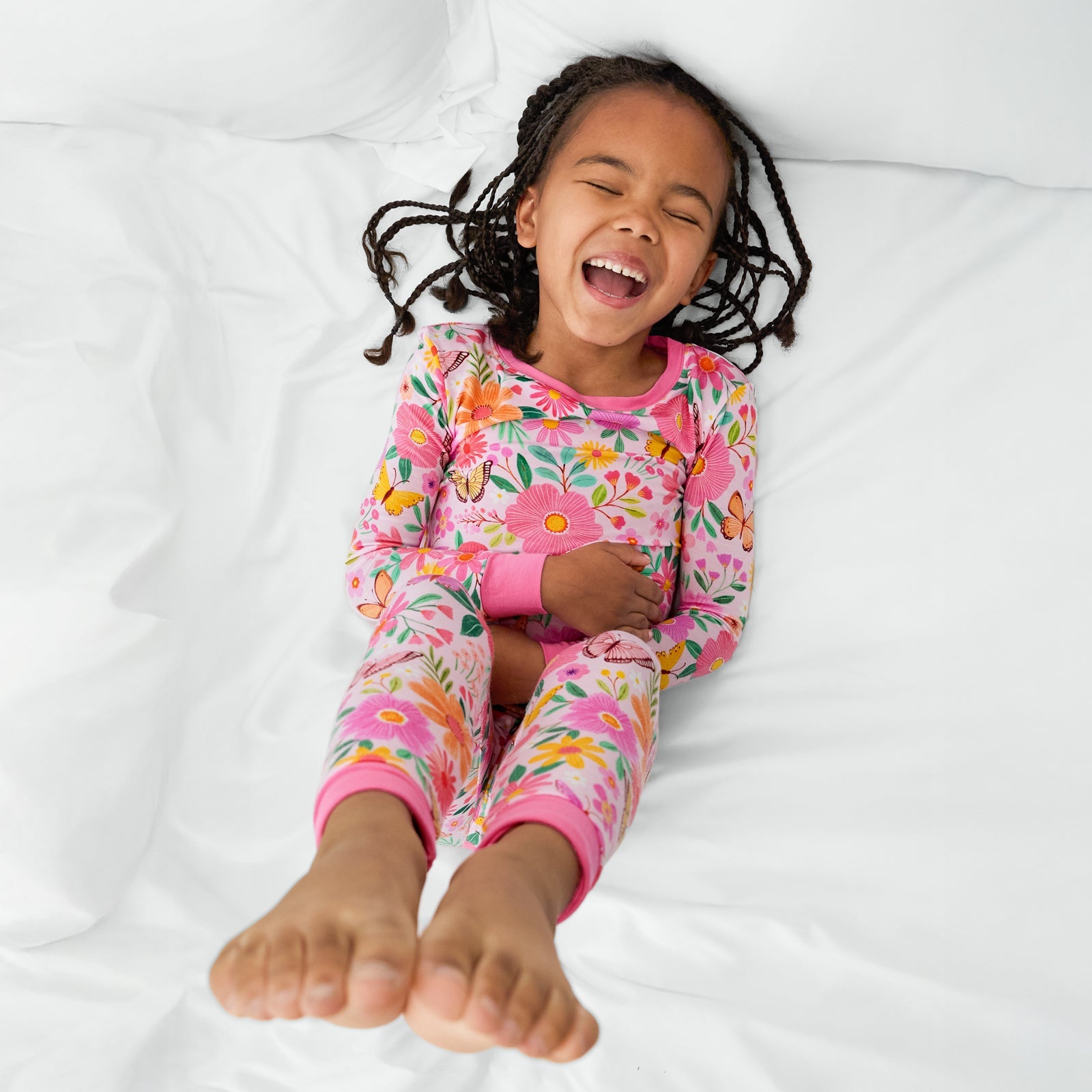 Butterfly Blooms Two-Piece Pajama Set