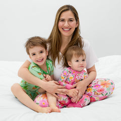 Succulent Love Two-Piece Short Sleeve & Shorts Pajama Set