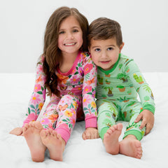 Butterfly Blooms Two-Piece Pajama Set