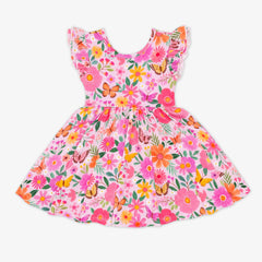 Butterfly Blooms Flutter Twirl Dress