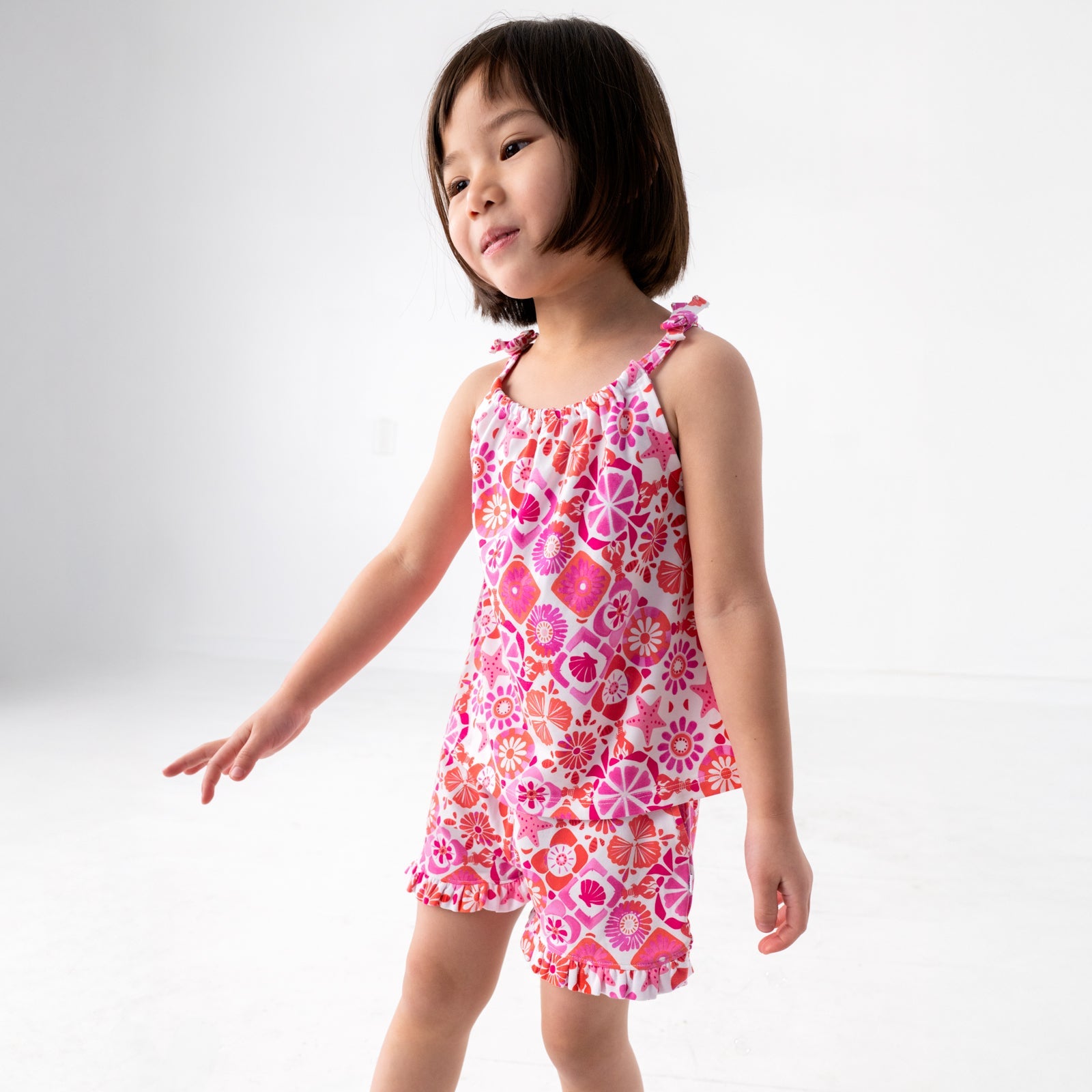 Coastal Gems Ruffle Shorts
