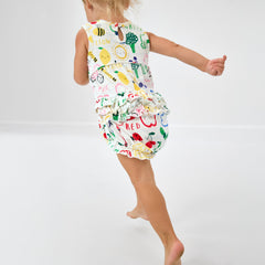 Coloring Crew Bubble Romper
