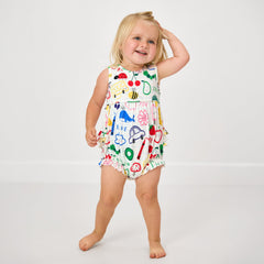 Coloring Crew Bubble Romper