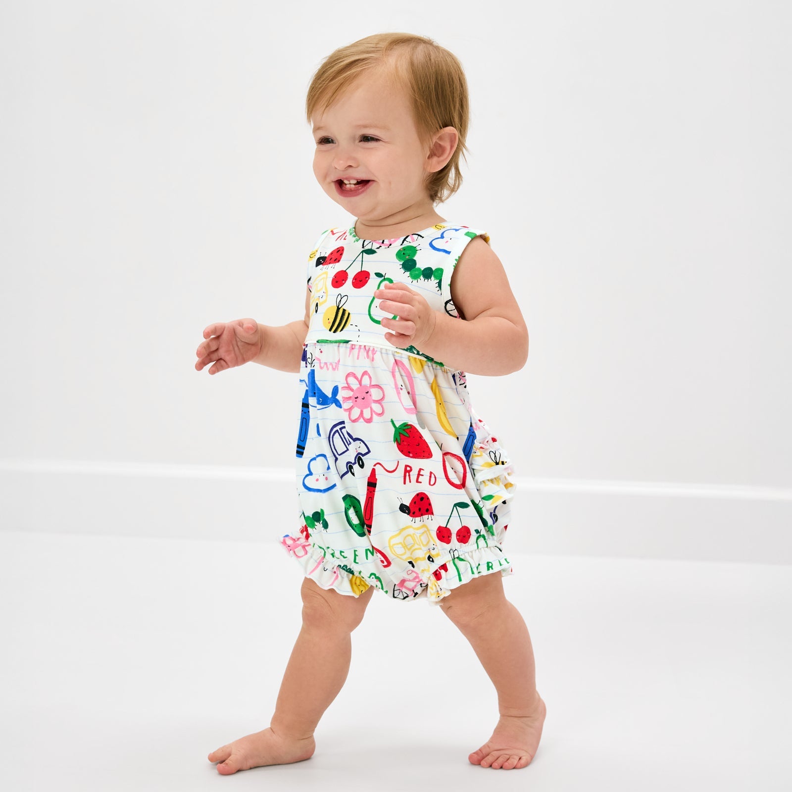Coloring Crew Bubble Romper