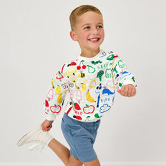 Coloring Crew Drop Shoulder Crewneck
