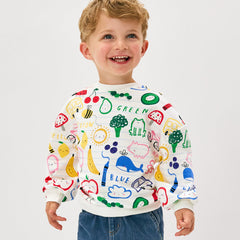 Coloring Crew Drop Shoulder Crewneck