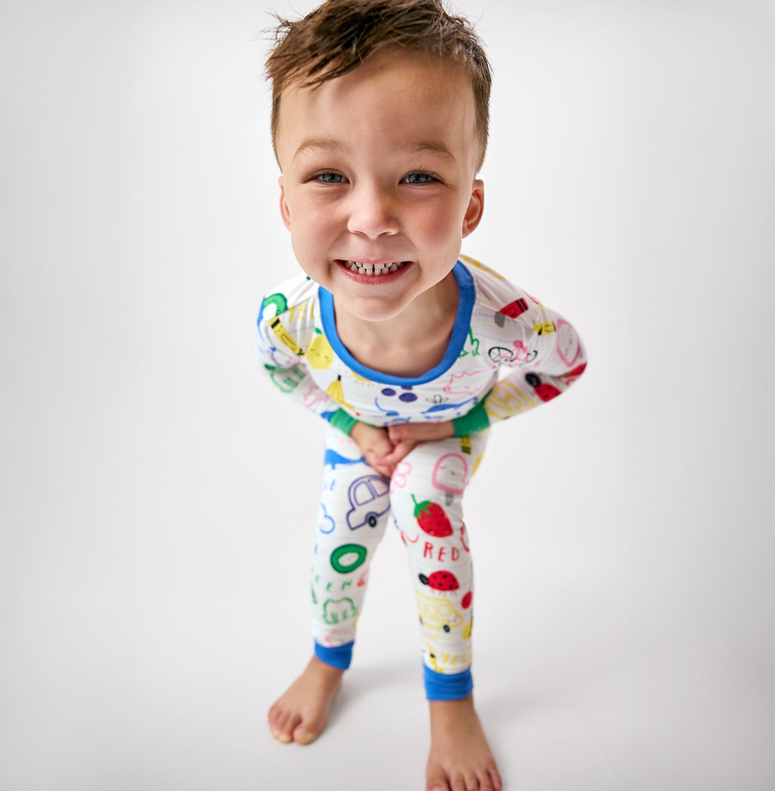 Coloring Crew Two-Piece Pajama Set