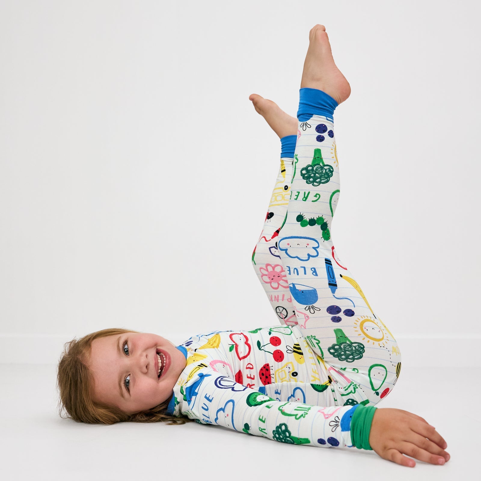 Coloring Crew Two-Piece Pajama Set