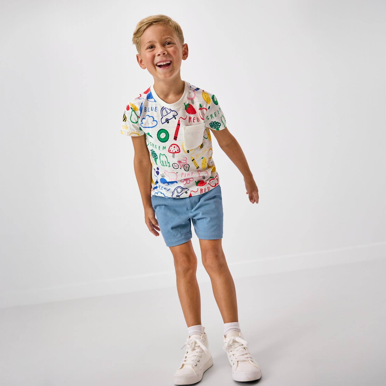 Coloring Crew Relaxed Pocket Tee