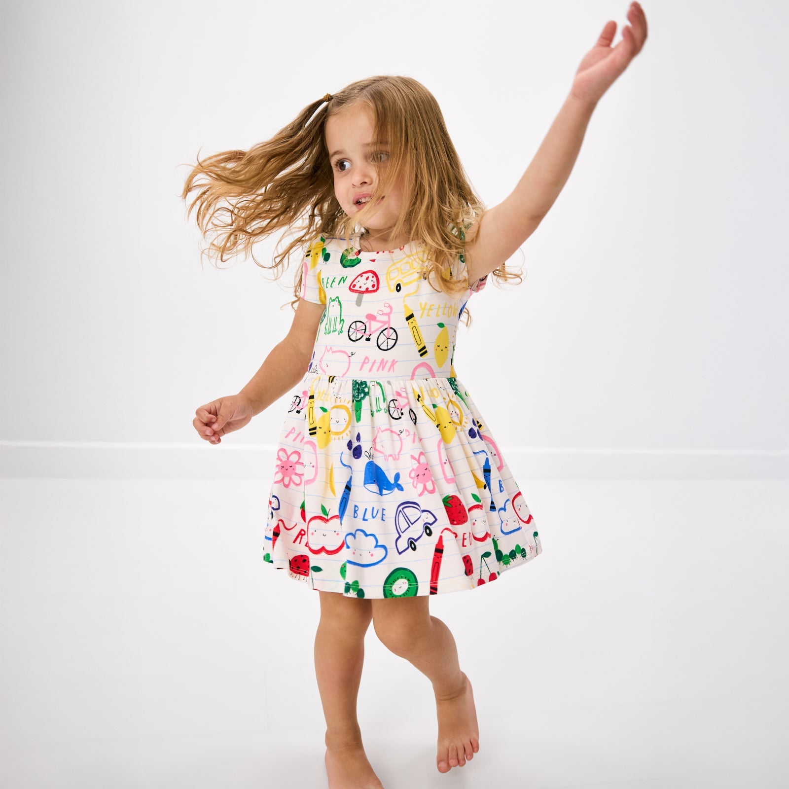 Coloring Crew Skater Dress