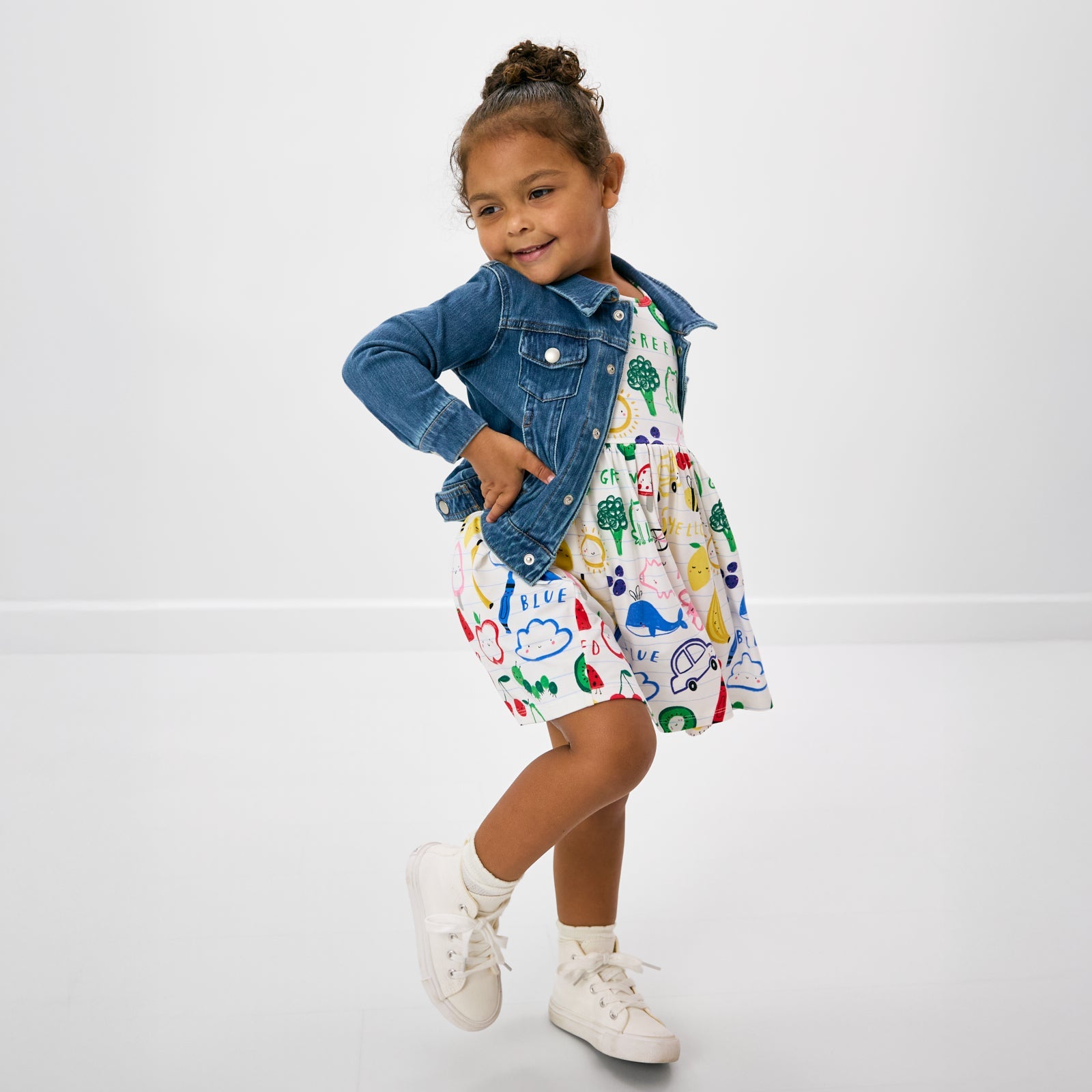 Coloring Crew Skater Dress