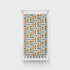 Fast Lane Fitted Crib Sheet