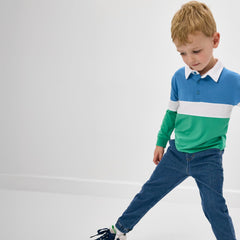Crisp Green Rugby Shirt