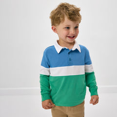 Crisp Green Rugby Shirt