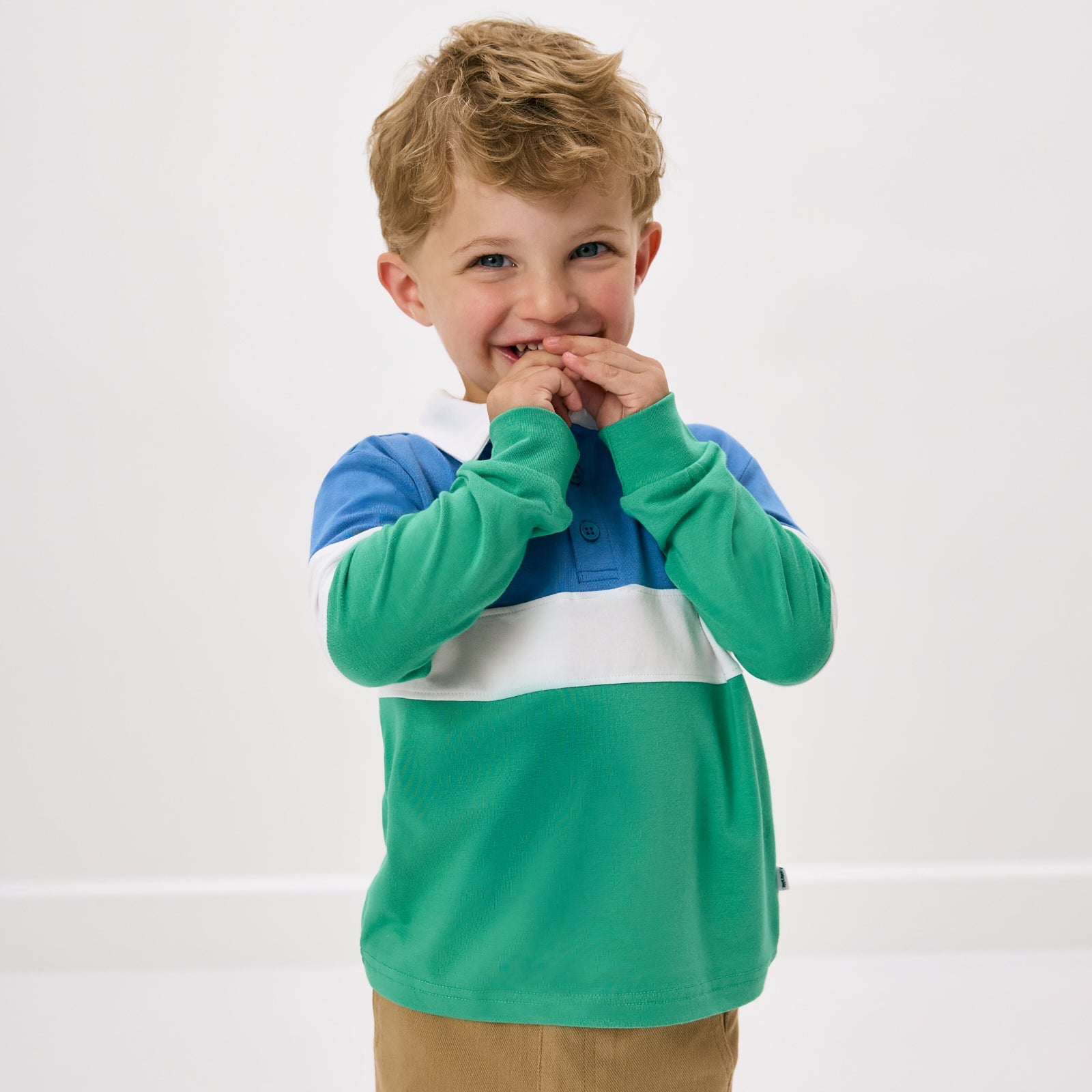Crisp Green Rugby Shirt
