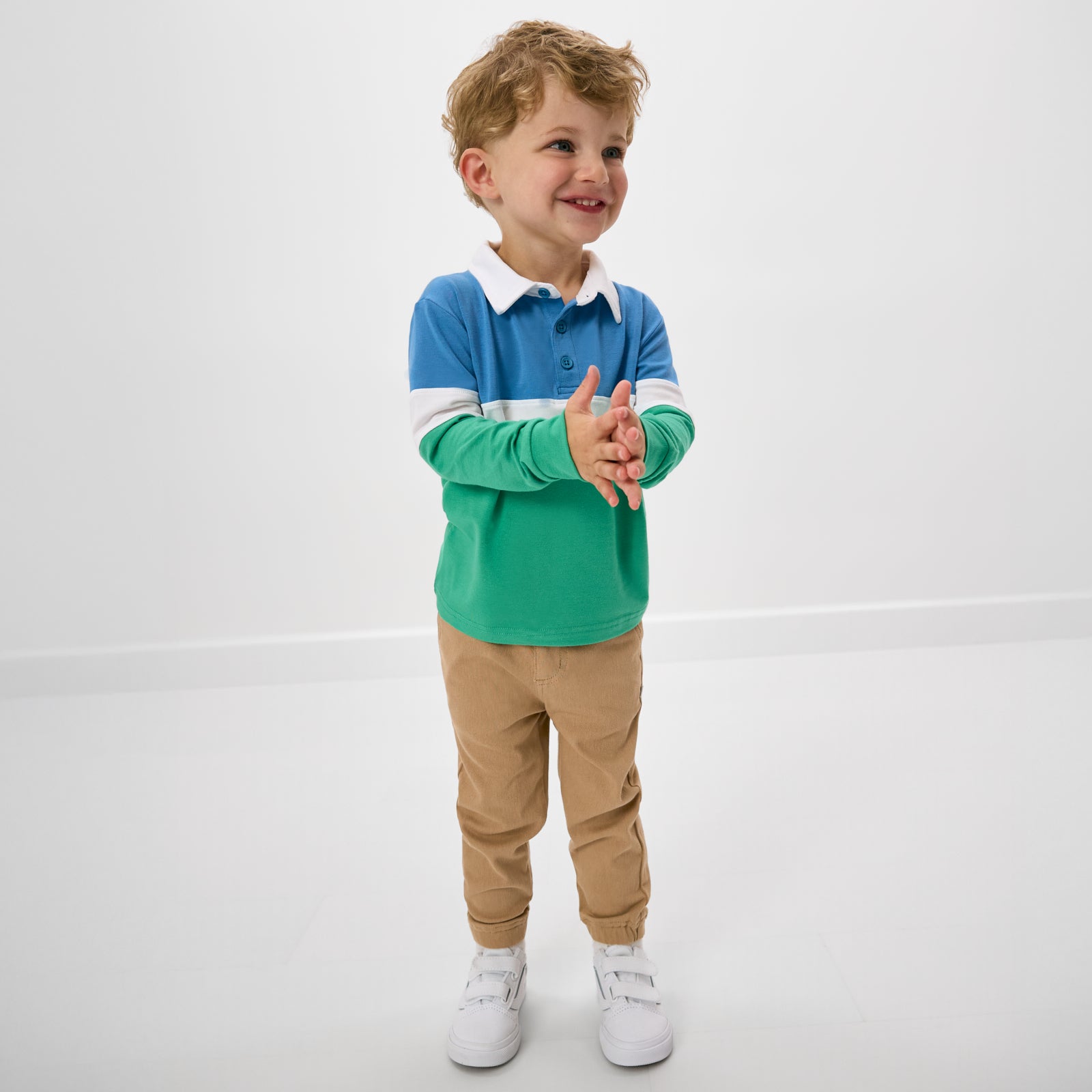 Crisp Green Rugby Shirt