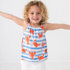 Crustacean Crew Bow Strap Tank