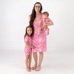 Coastal Gems Two-Piece Short Sleeve & Shorts Pajama Set