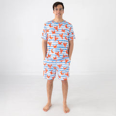 Crustacean Crew Men's Short Sleeve Pajama Top