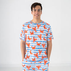 Crustacean Crew Men's Short Sleeve Pajama Top