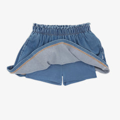 Midwash Blue Denim Skort