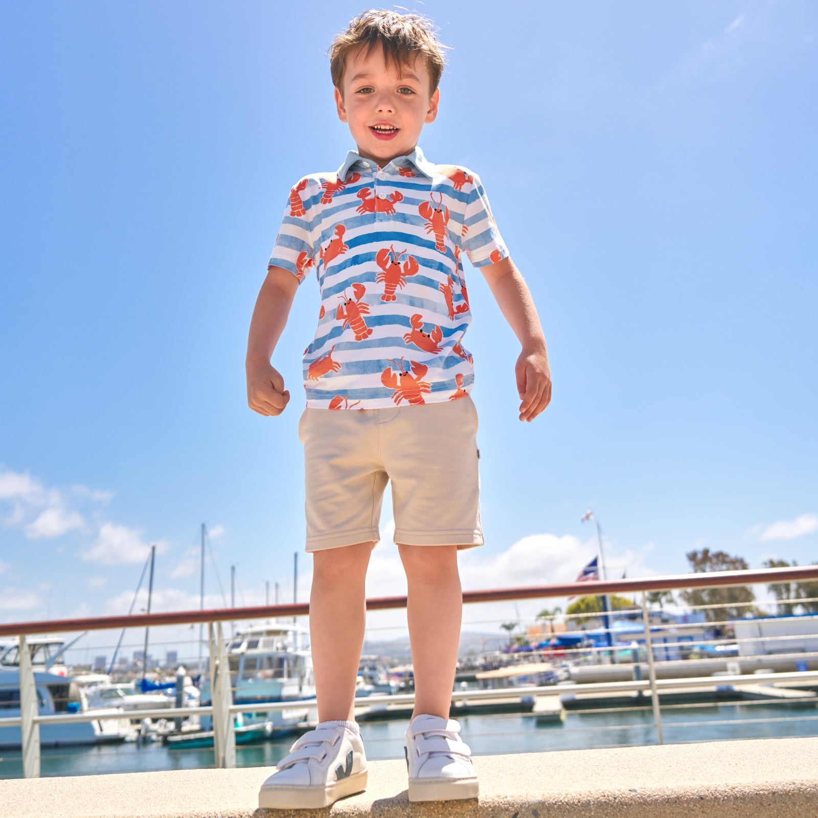 Crustacean Crew Polo Shirt
