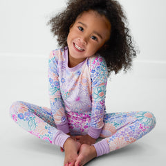 Doodle Blooms Two-Piece Pajama Set