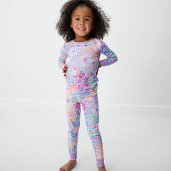 Doodle Blooms Two-Piece Pajama Set