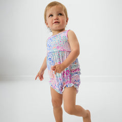 Doodle Blooms Bubble Romper