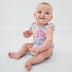 Doodle Blooms Flutter Bodysuit
