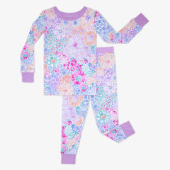 Doodle Blooms Two-Piece Pajama Set