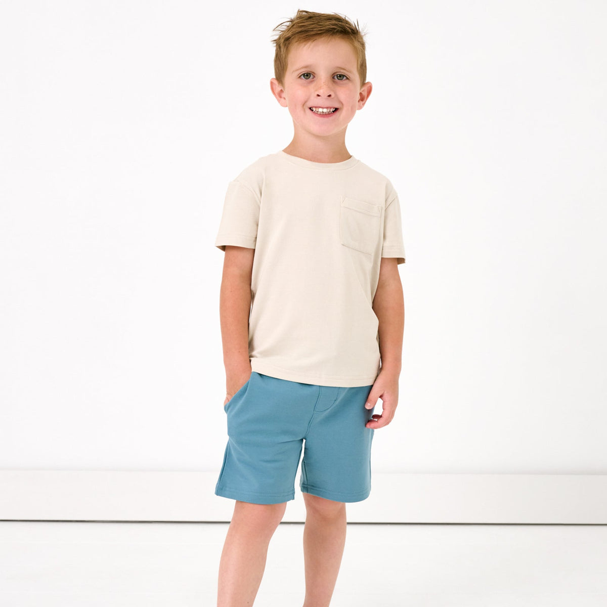 Pale Pearl Relaxed Pocket Tee
