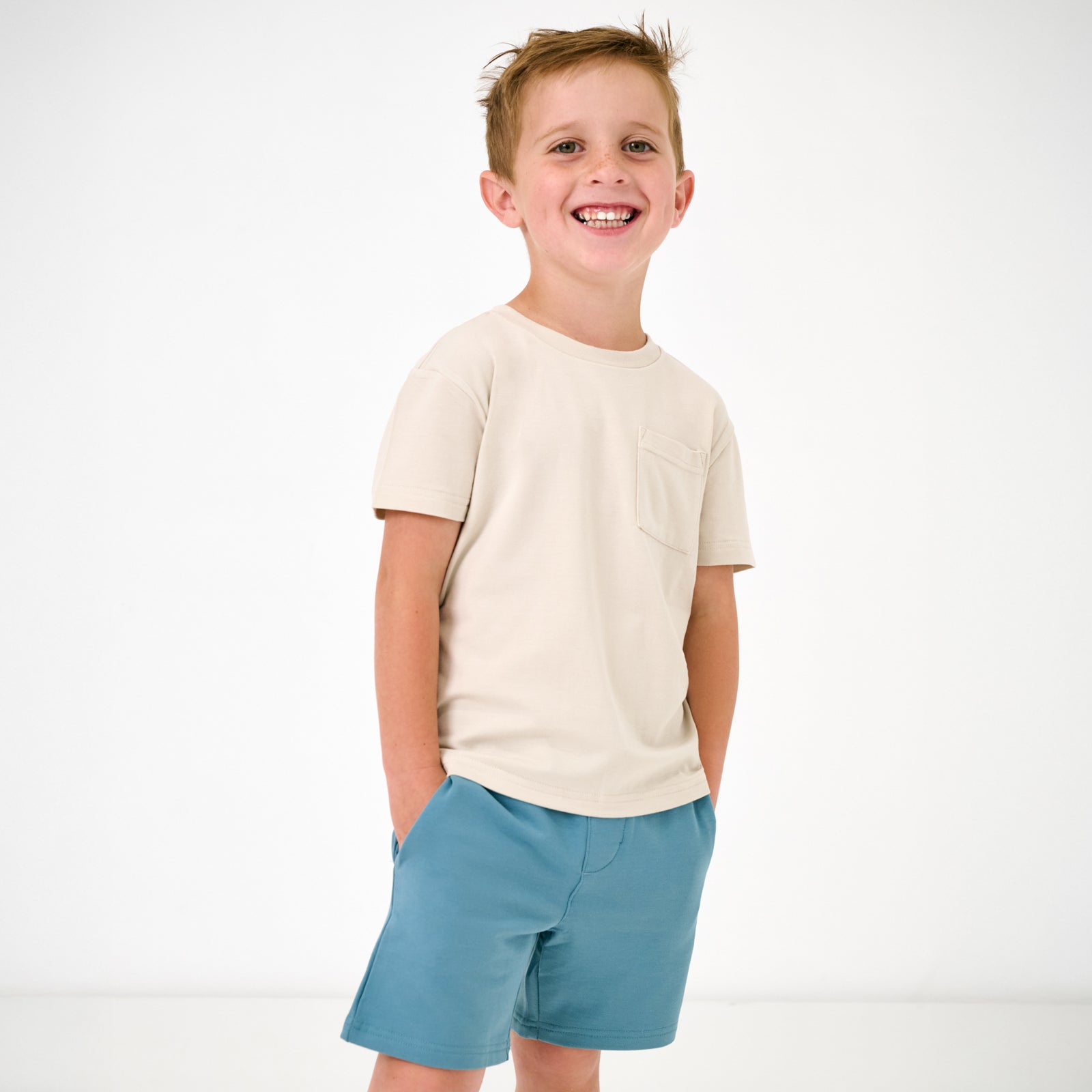 Pale Pearl Relaxed Pocket Tee