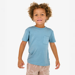 Dusk Blue Relaxed Pocket Tee