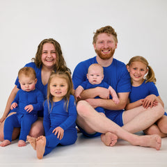 Electric Blue Two-Piece Pajama Set