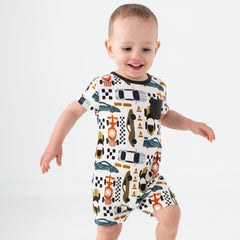 Fast Lane Pocket Shorty Romper