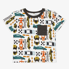 Fast Lane Relaxed Pocket Tee