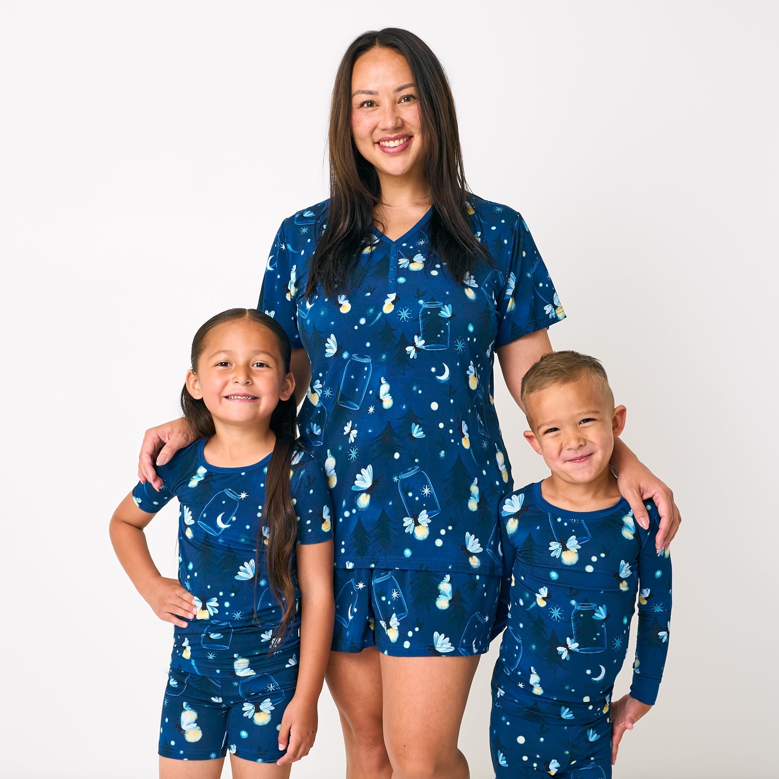 Firefly Glow Two-Piece Short Sleeve & Shorts Pajama Set