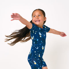 Firefly Glow Two-Piece Short Sleeve & Shorts Pajama Set