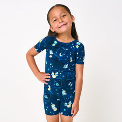 Firefly Glow Two-Piece Short Sleeve & Shorts Pajama Set
