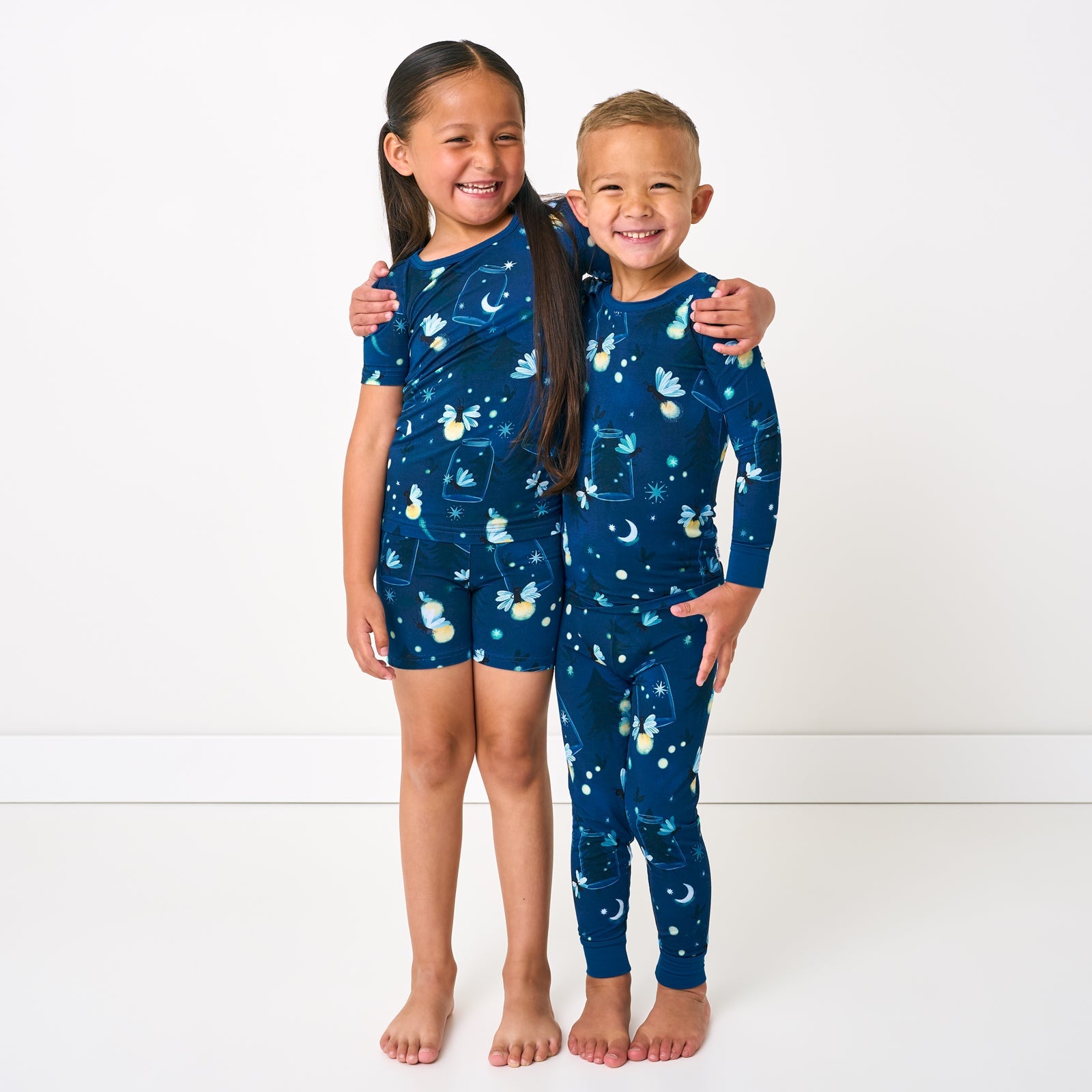 Firefly Glow Two-Piece Short Sleeve & Shorts Pajama Set
