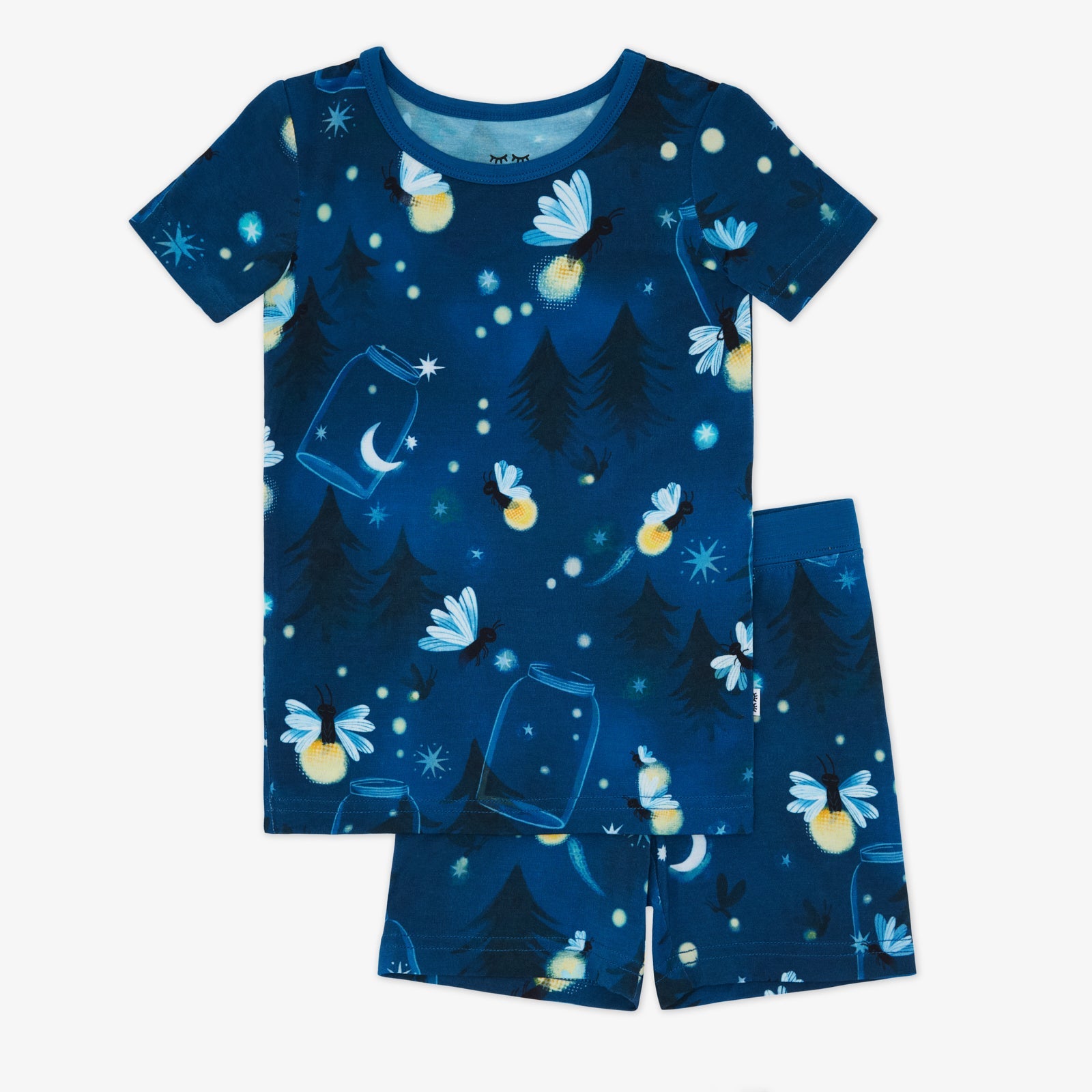 Firefly Glow Two-Piece Short Sleeve & Shorts Pajama Set
