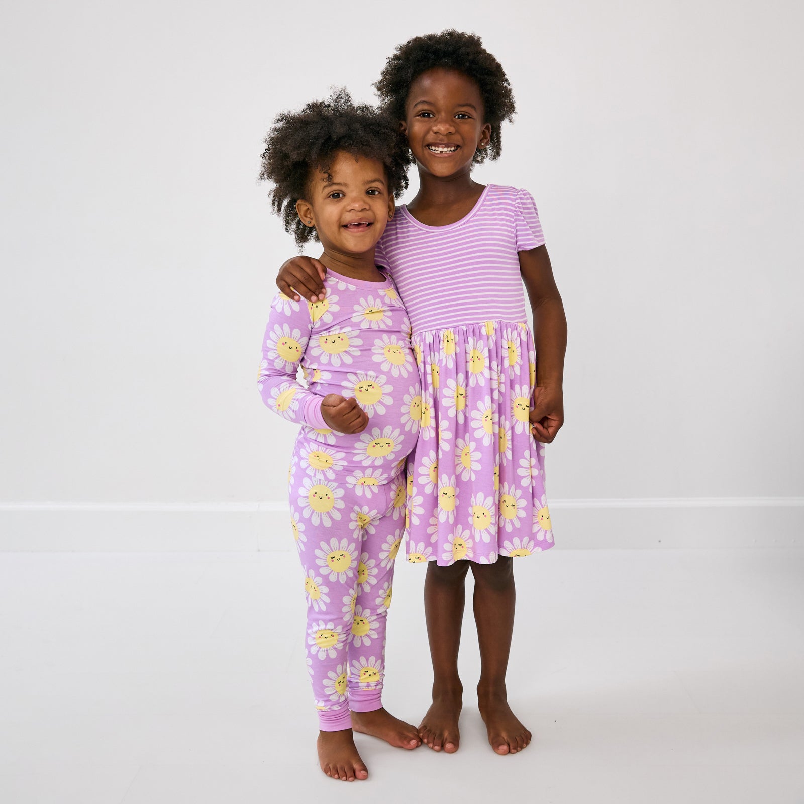 Flower Power Two-Piece Pajama Set