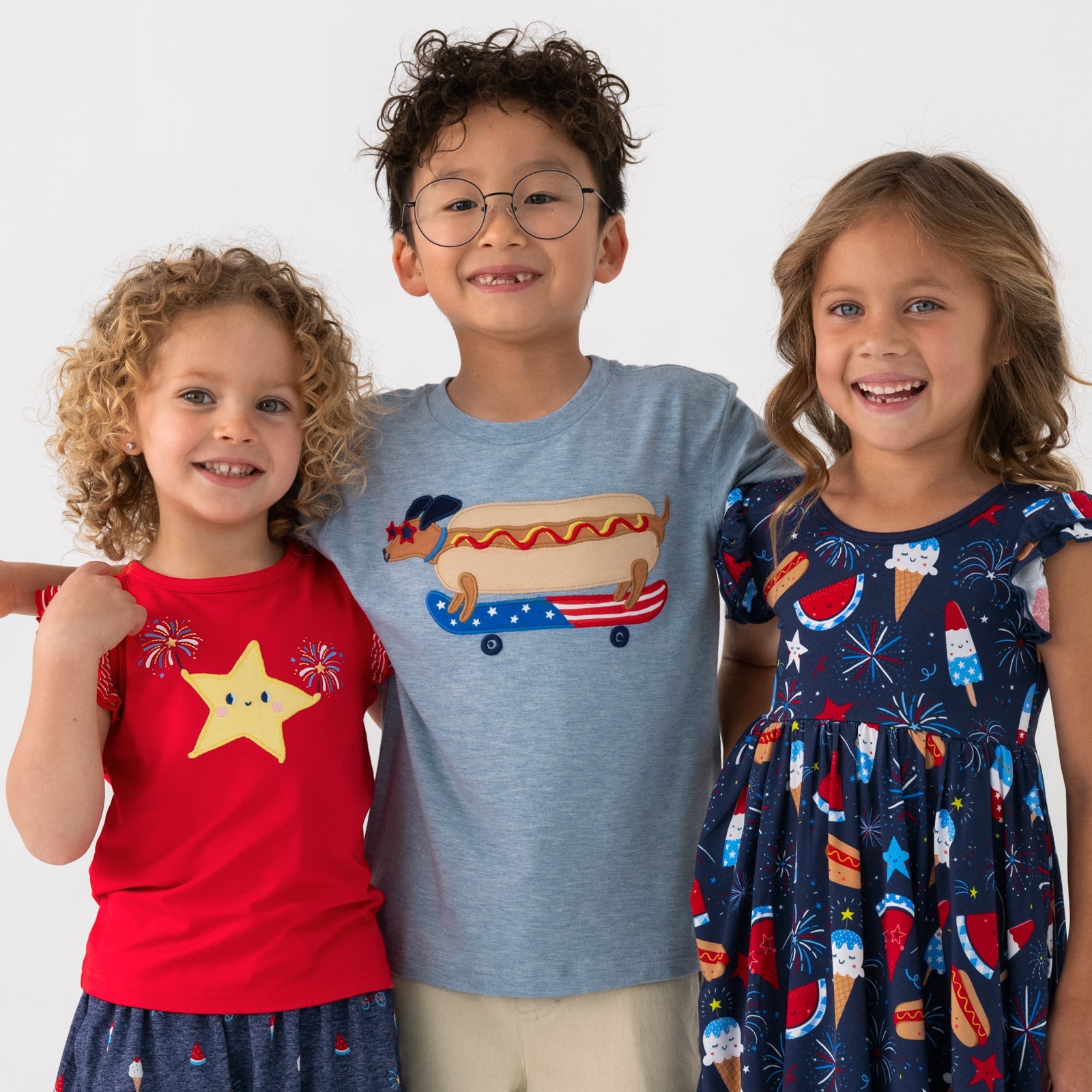 Candy Red Firework Flutter Tee